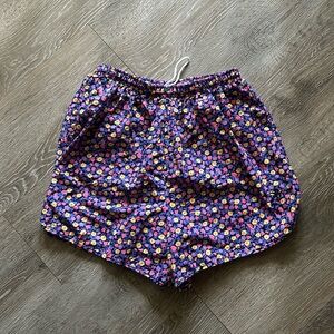 Brooks floral running shorts